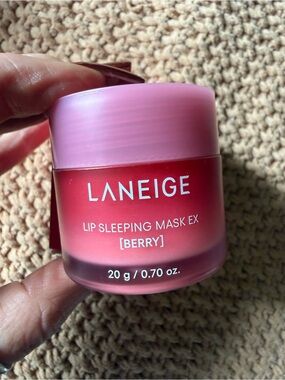 LANEIGE Lip Sleeping Mask EX - Berry Pink and Red Jar